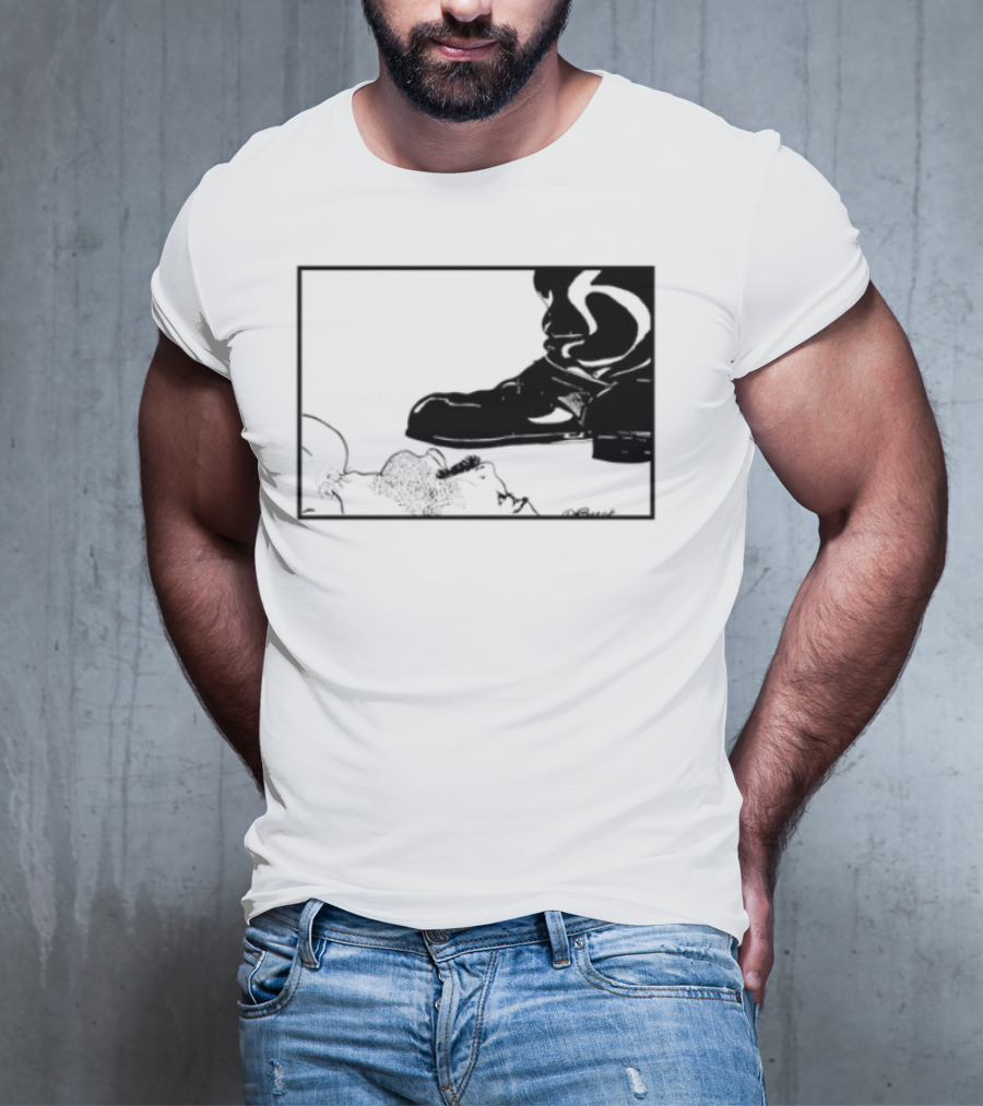 Gay Leather Boot LGBTQ Boseck Bondage Pride T-Shirt