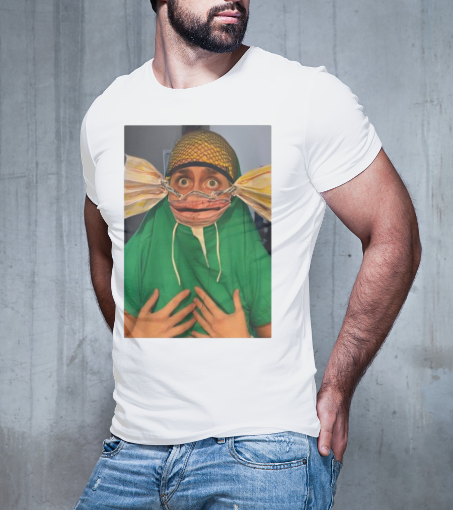 Homesweethome Catfish Mask Costume Creative Look T-Shirt