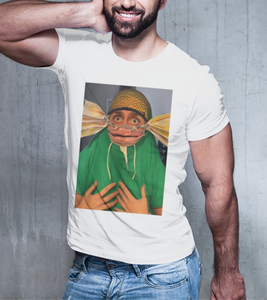 Homesweethome Catfish Mask Costume Creative Look T-Shirt