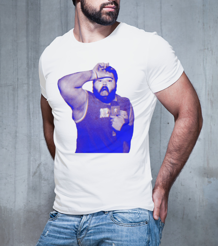 "Karltowns Wearing Jason Dantona NYC Basketball Theme Blue Tone" T-Shirt