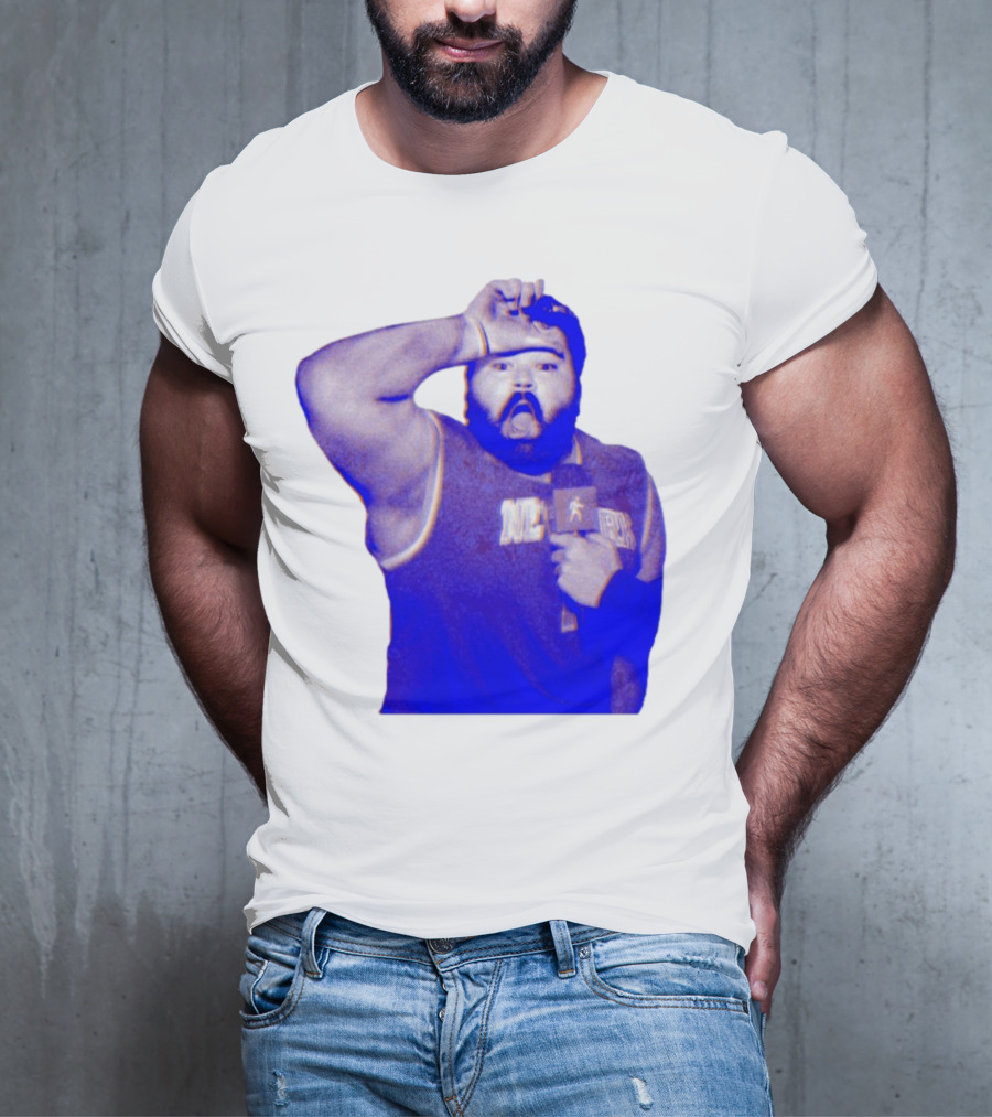 "Karltowns Wearing Jason Dantona NYC Basketball Theme Blue Tone" T-Shirt