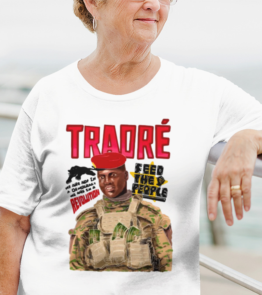 Traoré Revolution Ibrahim Feed The People T-Shirt