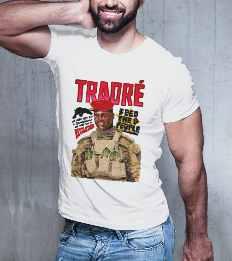 Traoré Revolution Ibrahim Feed The People T-Shirt