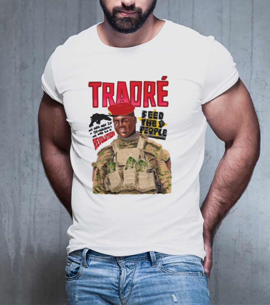 Traoré Revolution Ibrahim Feed The People T-Shirt