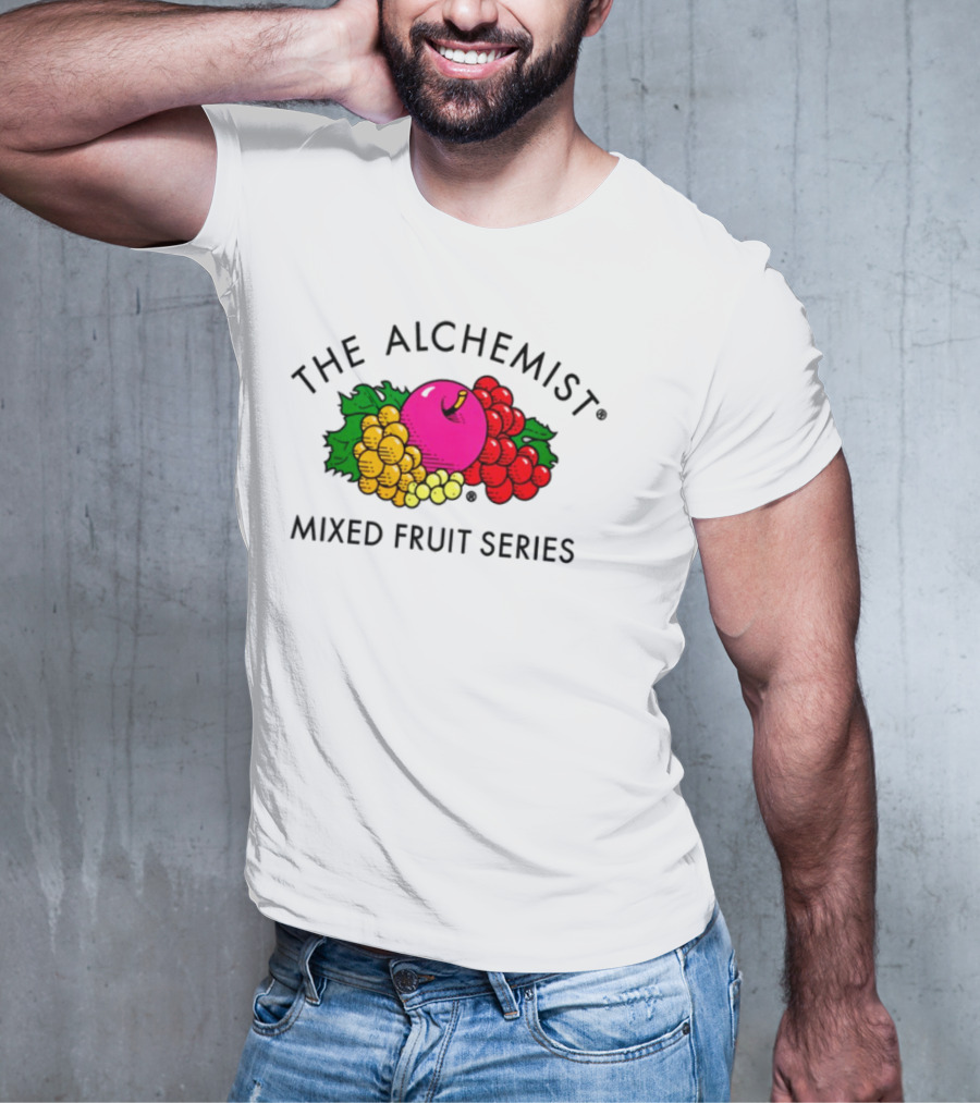 The Alchemist Limited Edition Mixed Fruit Pink Yellow Red Grapes Series T-Shirt