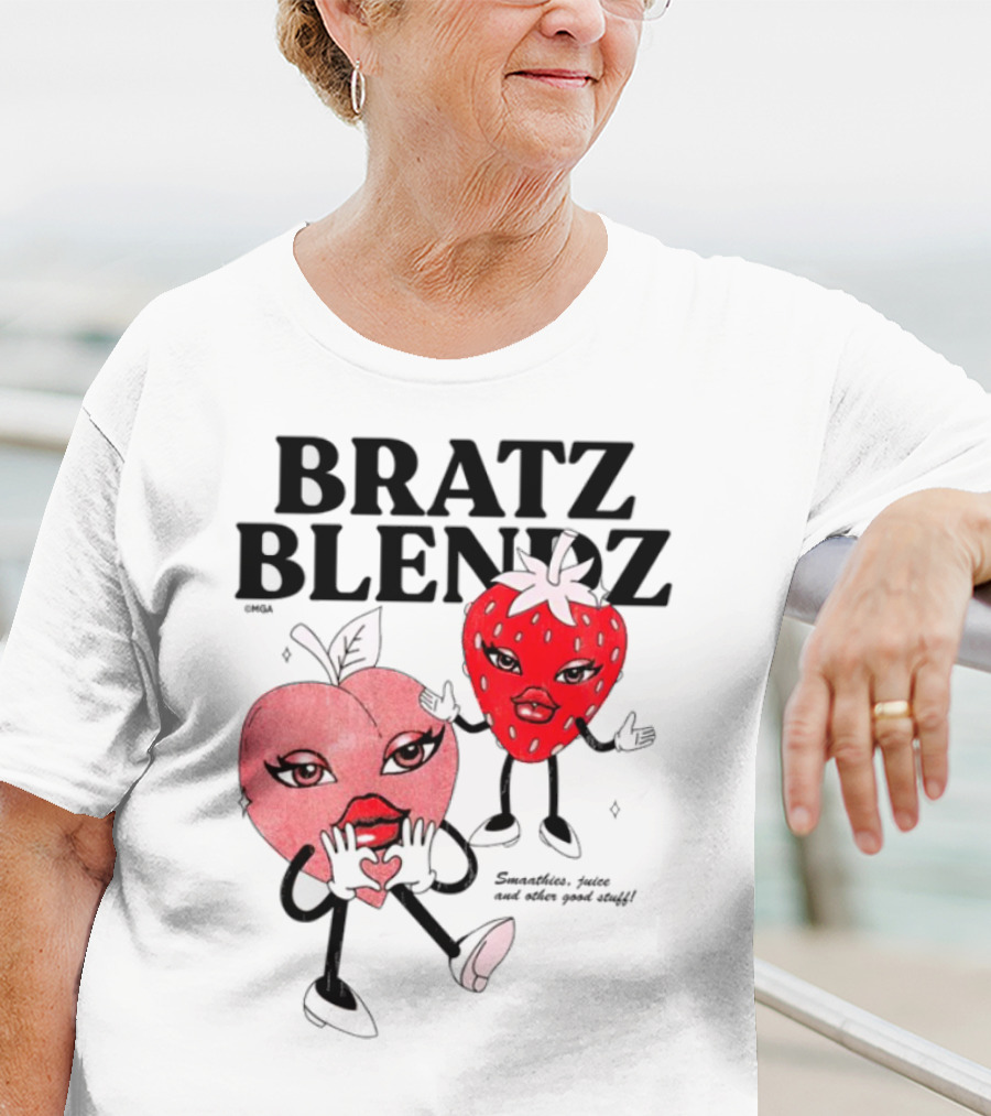 Sad Patron Stylin Bratz Blendz Fruit Characters T-Shirt