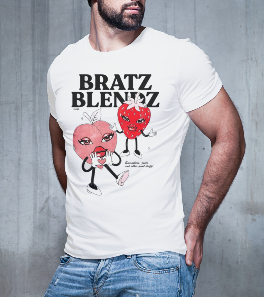 Sad Patron Stylin Bratz Blendz Fruit Characters T-Shirt