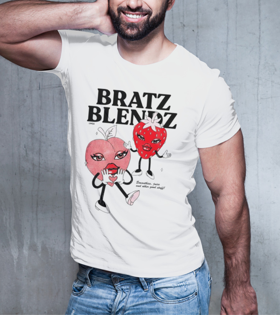 Sad Patron Stylin Bratz Blendz Fruit Characters T-Shirt