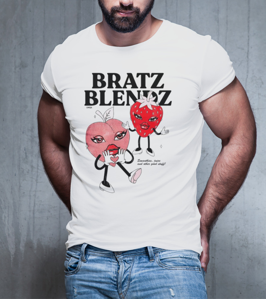 Sad Patron Stylin Bratz Blendz Fruit Characters T-Shirt