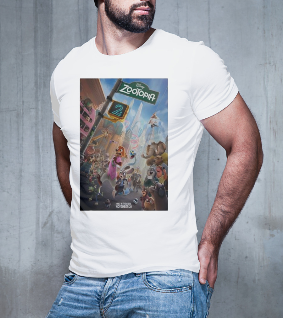 Disney Zootopia 2 Movie November 26 Only In Theaters T-Shirt