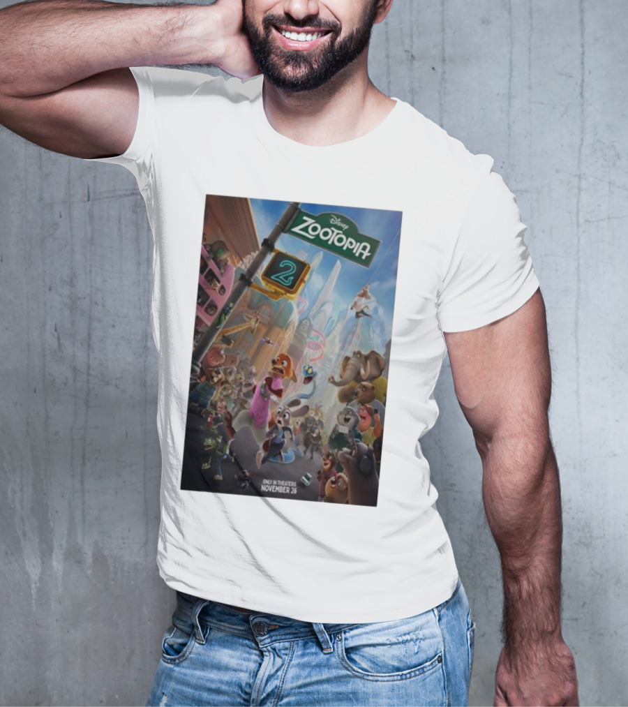 Disney Zootopia 2 Movie November 26 Only In Theaters T-Shirt