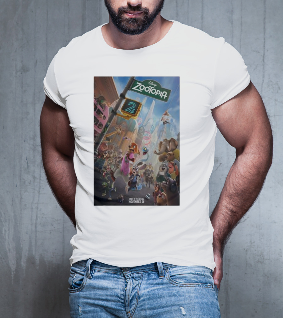 Disney Zootopia 2 Movie November 26 Only In Theaters T-Shirt
