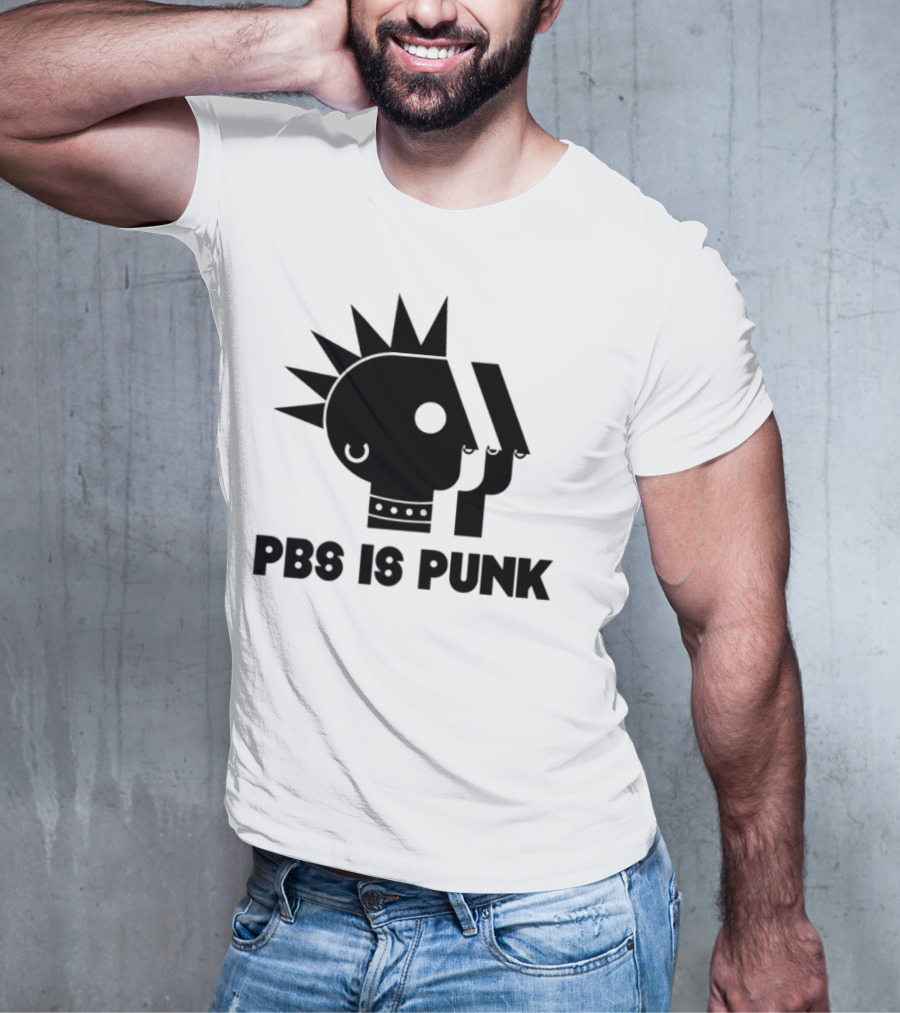 Two Crow Collective PBS Is Punk Vintage Cassette Vinyl Roots T-Shirt