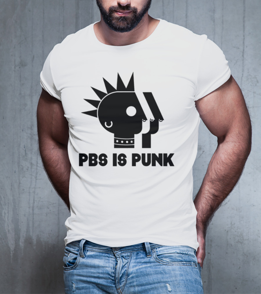 Two Crow Collective PBS Is Punk Vintage Cassette Vinyl Roots T-Shirt