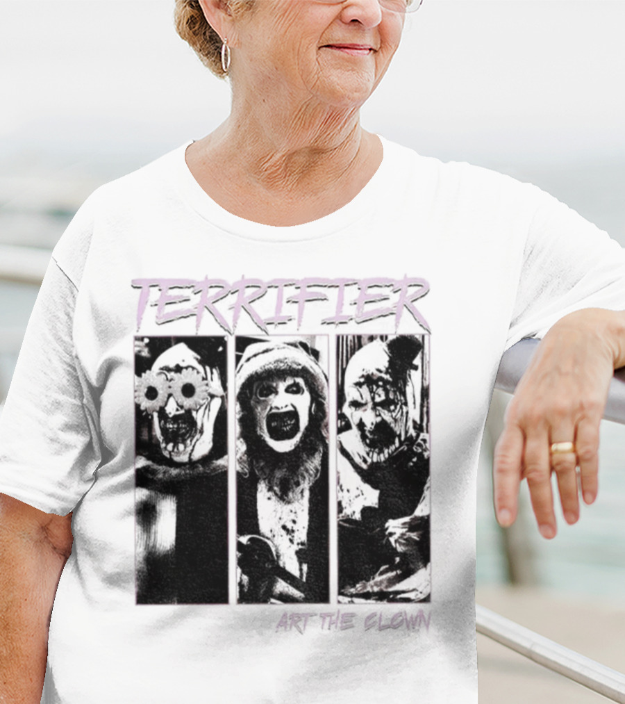 Terrifier Art The Clown Horror Halloween Spooky Clown T-Shirt