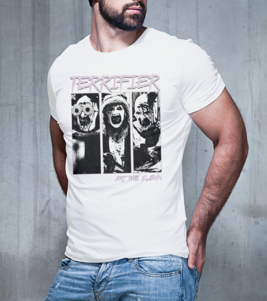 Terrifier Art The Clown Horror Halloween Spooky Clown T-Shirt