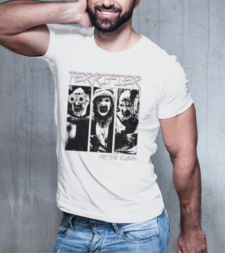 Terrifier Art The Clown Horror Halloween Spooky Clown T-Shirt
