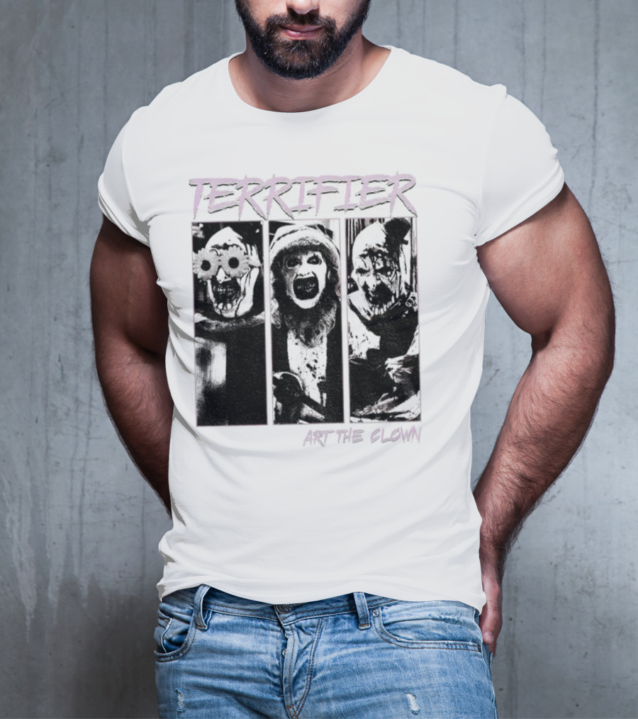 Terrifier Art The Clown Horror Halloween Spooky Clown T-Shirt