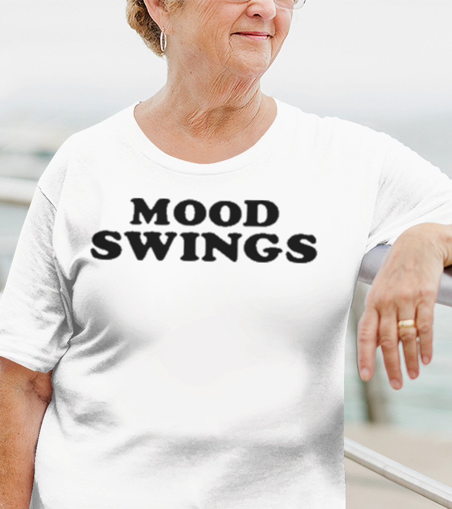 Henry Moodie Mood Swings Retro Style Lettering T-Shirt