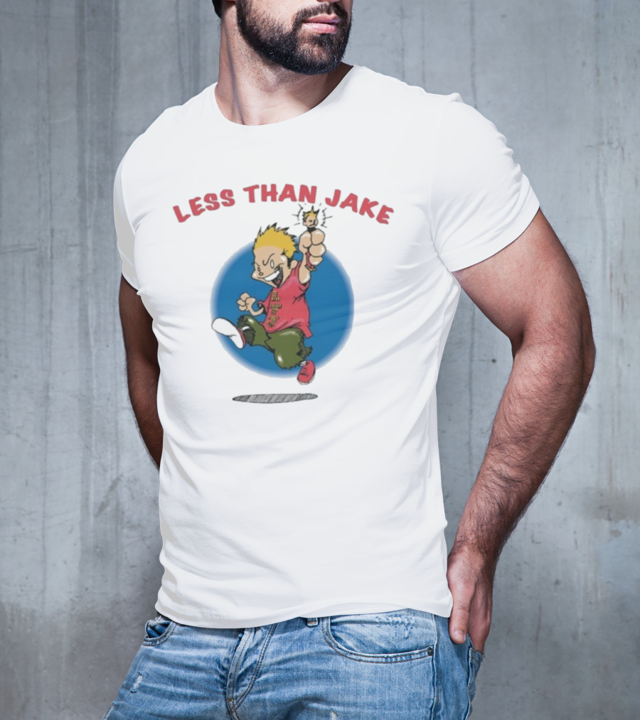 LESS THAN JAKE OG EVO PUNK ICON CHARACTER RARE VINTAGE STYLE T-Shirt