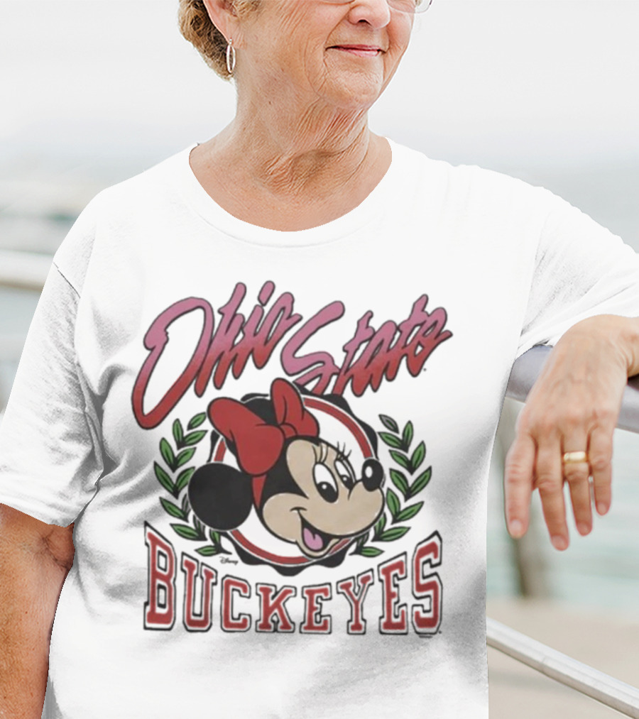 Ohio State Buckeyes Minnie Mouse Disney Collab T-Shirt