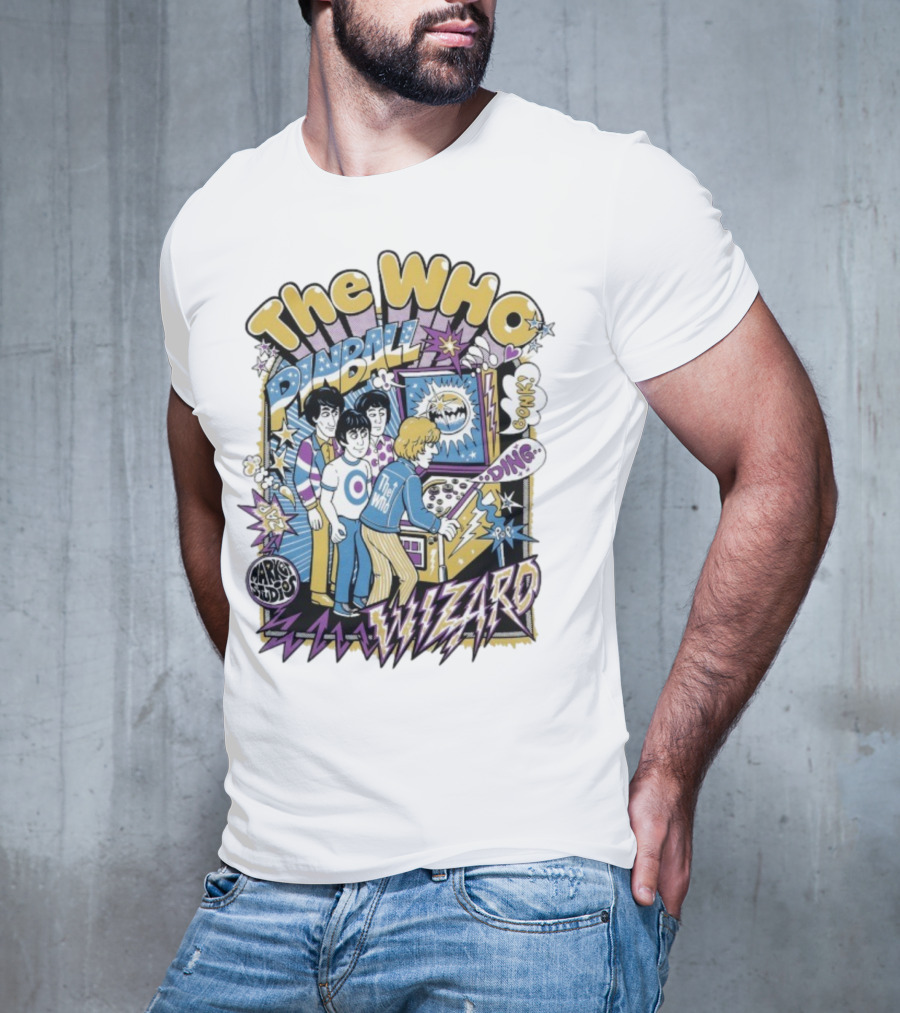 The Who Pinball Wizard Market Studios Collaboration T-Shirt