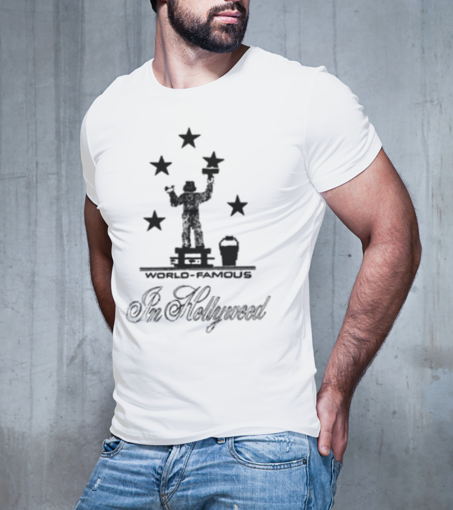 World Famous Anna Mills Hollywood Stars Silhouette Icon T-Shirt