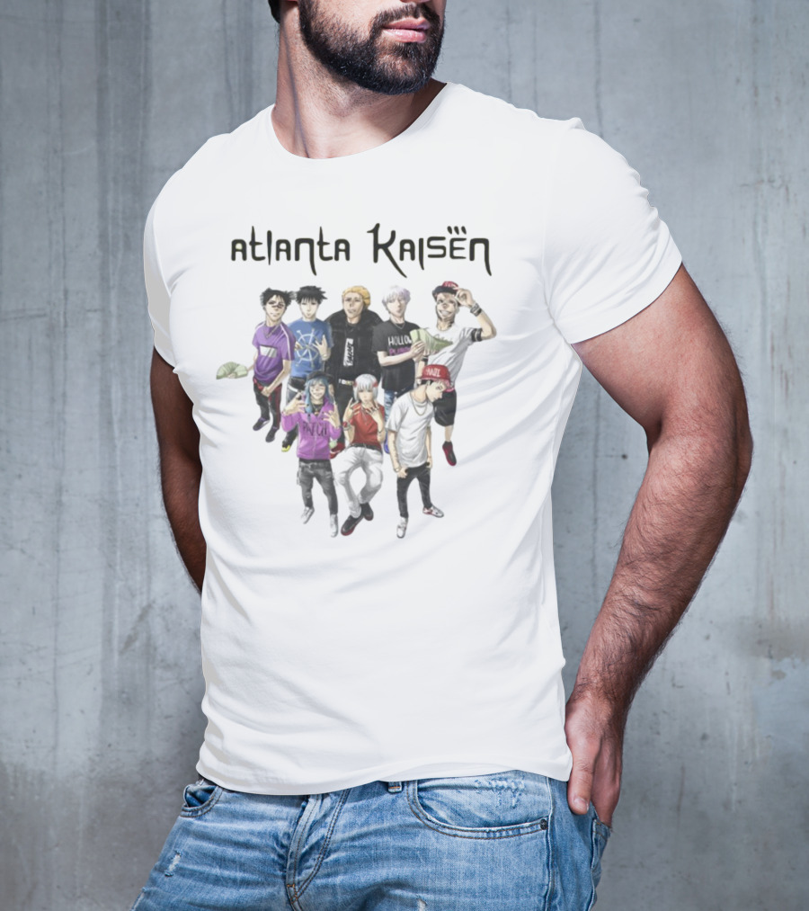 Goofyahhtees Atlanta Kaisen Anime Character Group With Fashion Styles T-Shirt