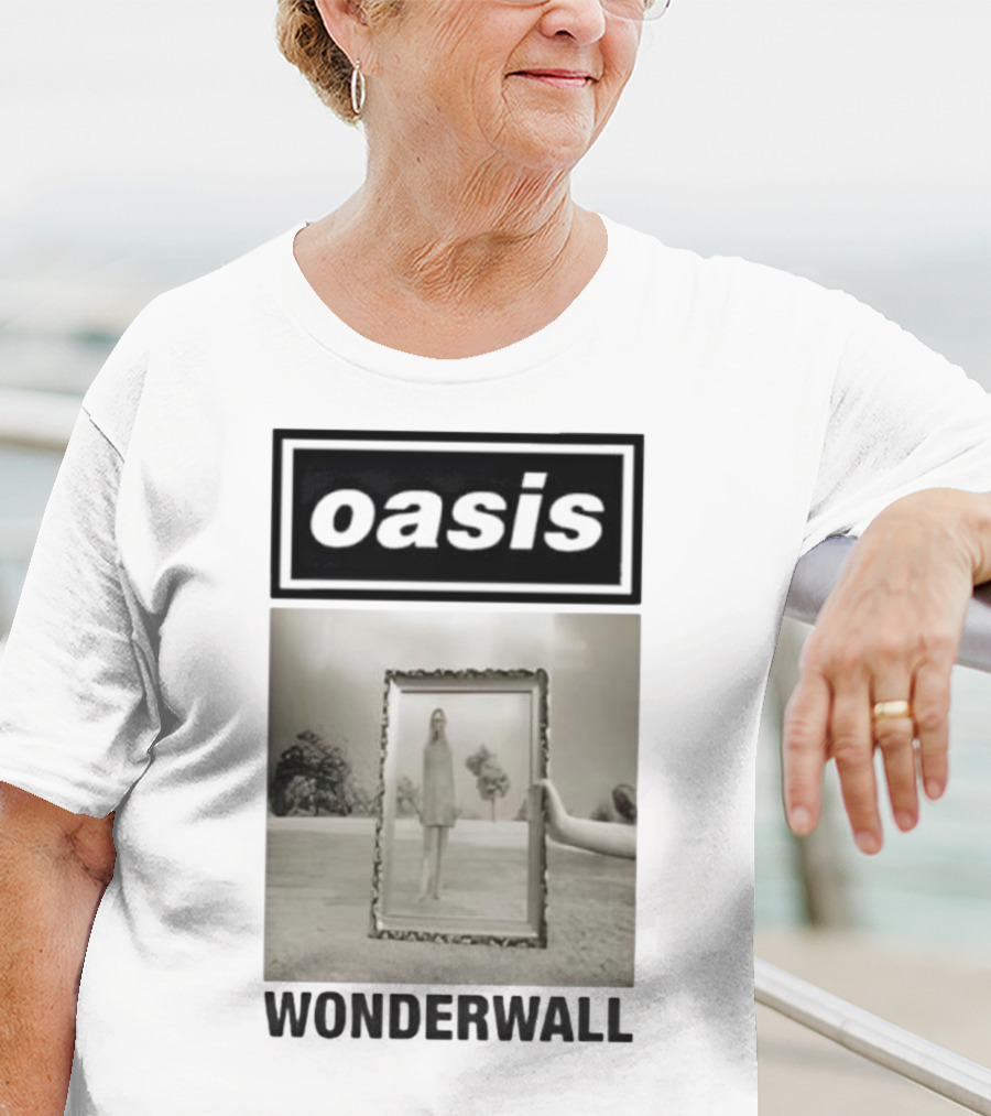 Oasis Wonderwall Single Oasisinet Visual T-Shirt