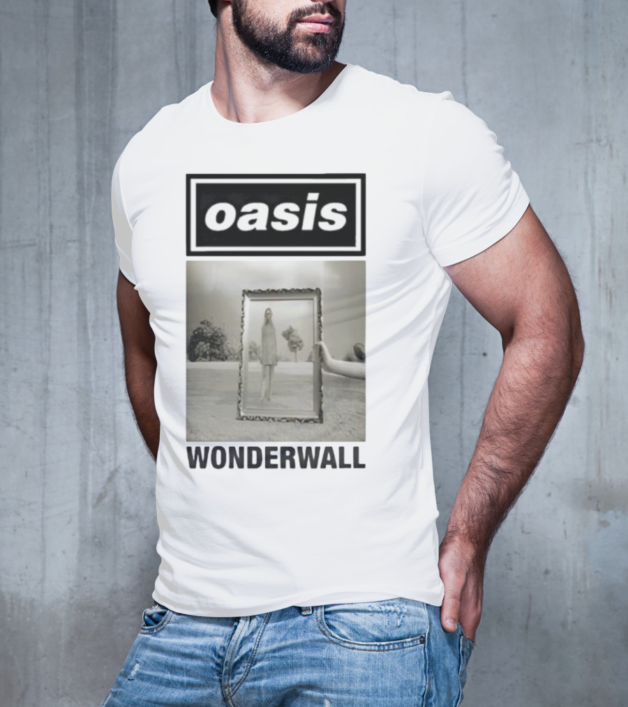 Oasis Wonderwall Single Oasisinet Visual T-Shirt