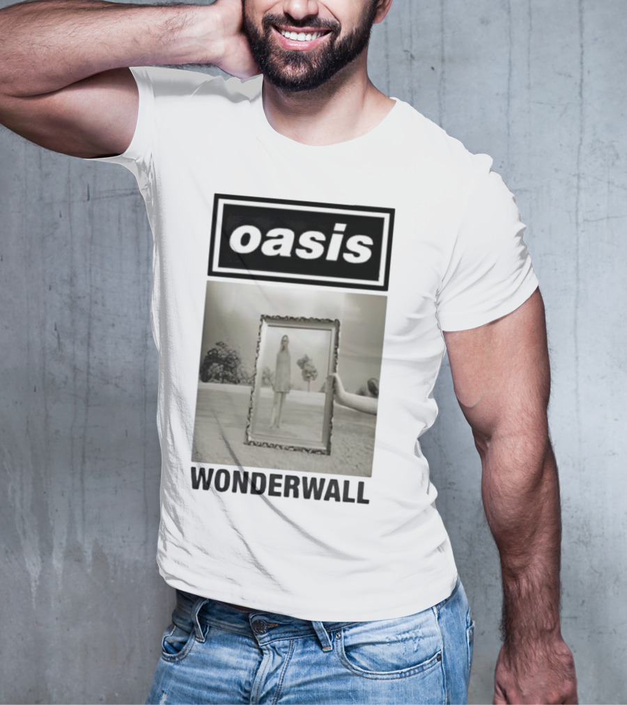 Oasis Wonderwall Single Oasisinet Visual T-Shirt