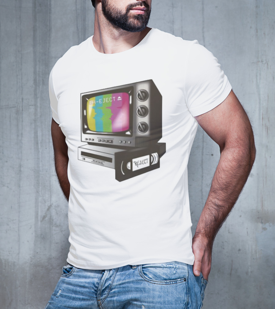 Sh-Eject Retro TV VHS Eject Design T-Shirt
