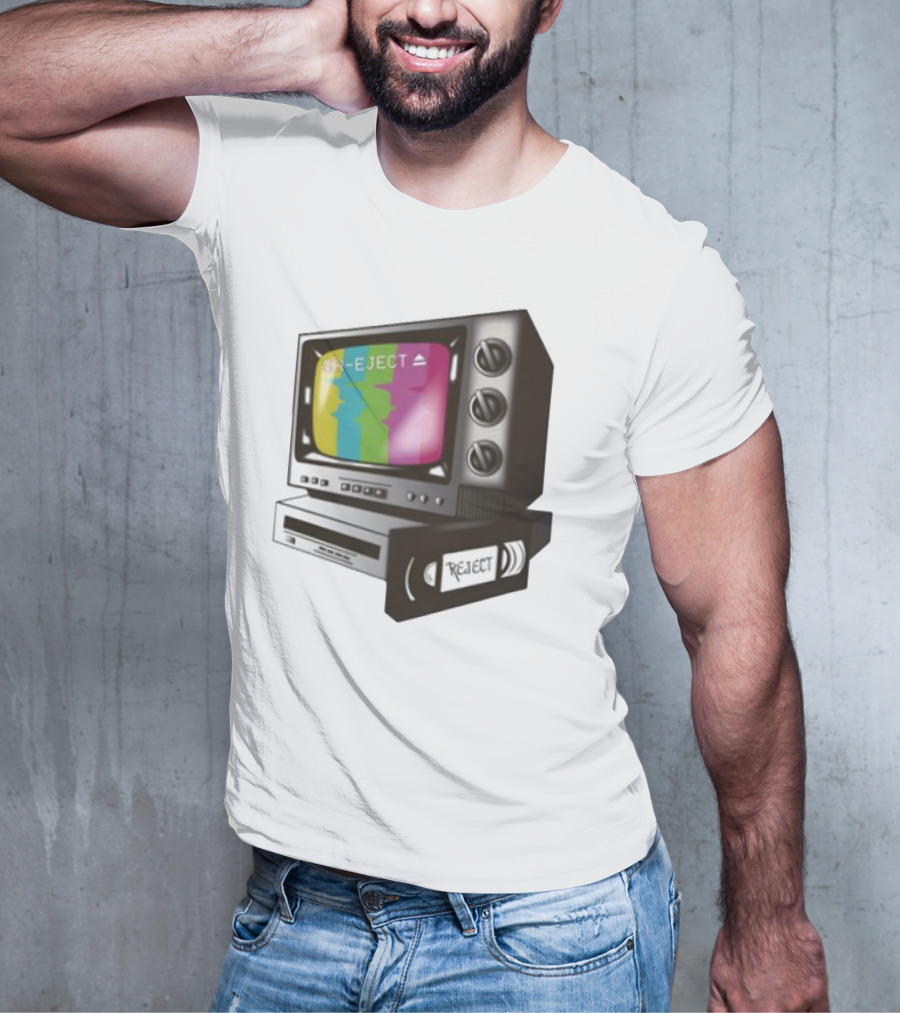 Sh-Eject Retro TV VHS Eject Design T-Shirt