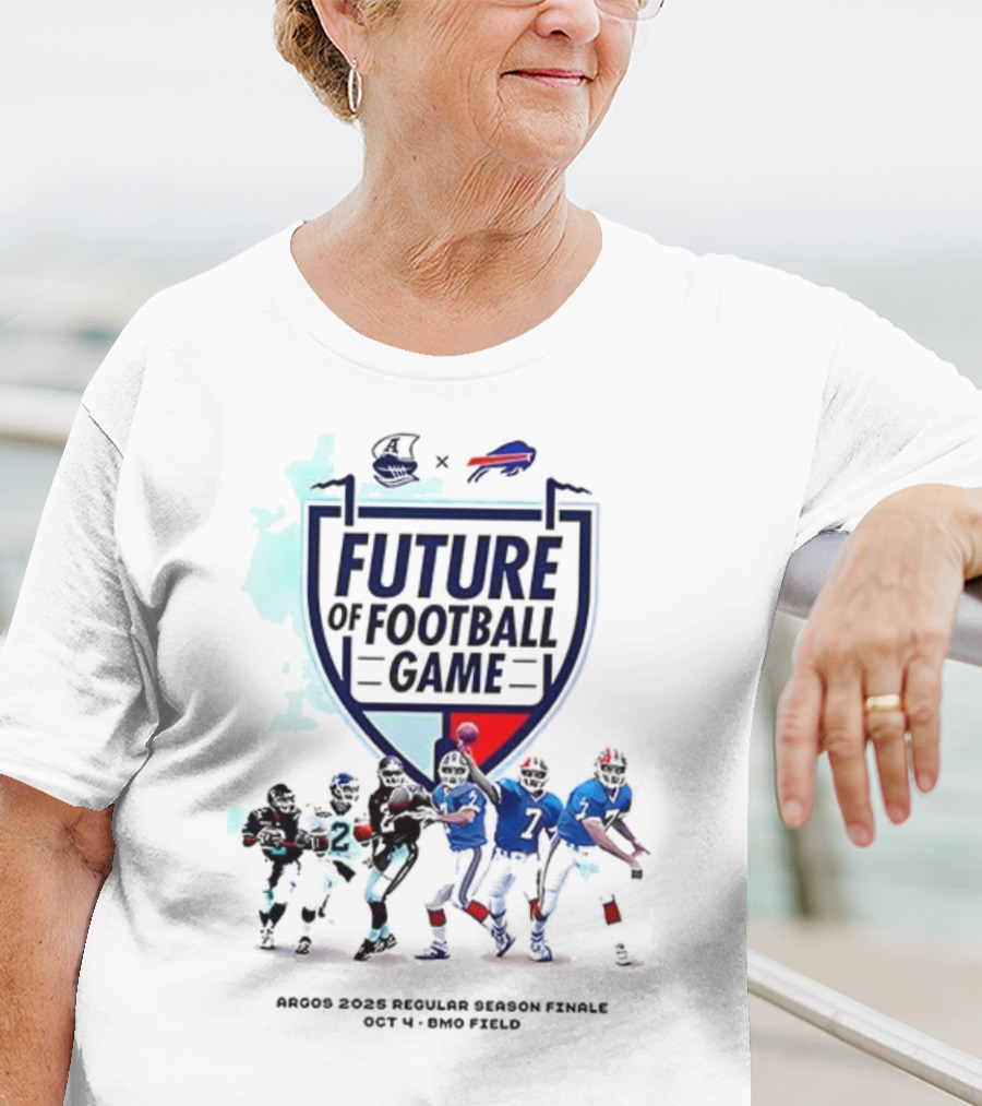 Future Of Football Game Toronto Argonauts Buffalo Bills October 14 Rogers Centre T-Shirt