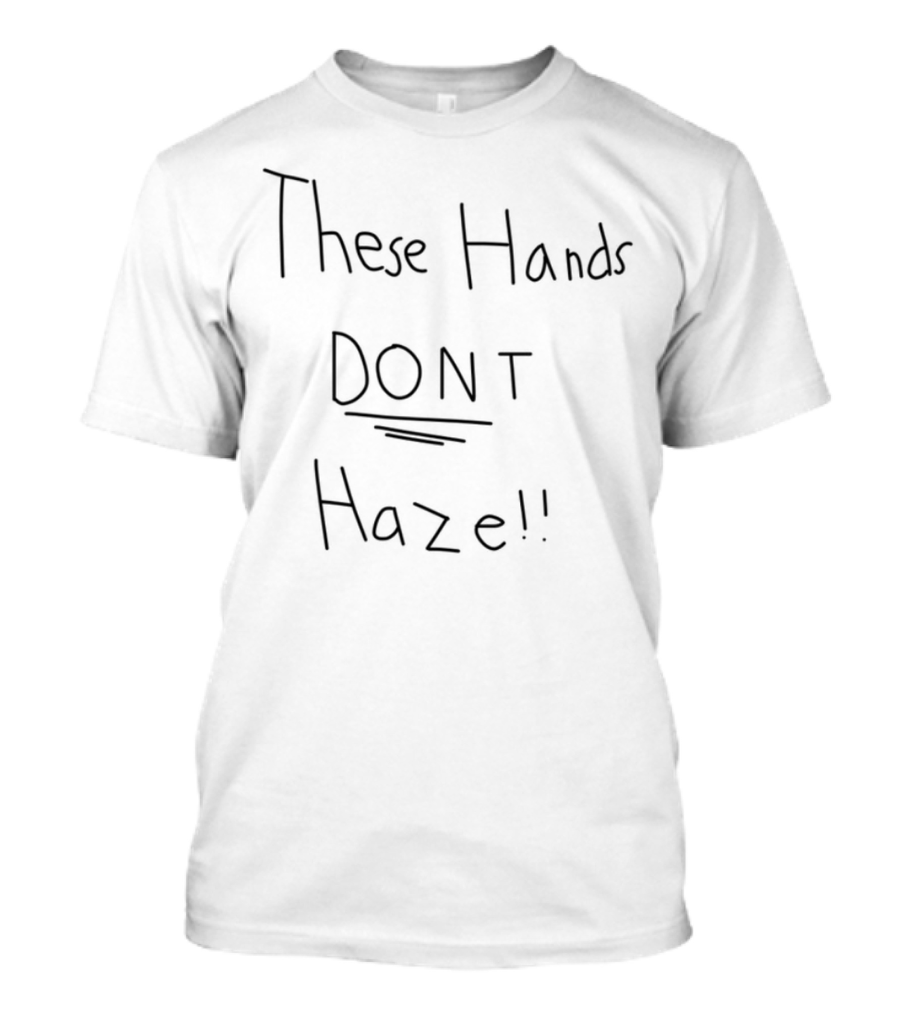 These Hands Don't Haze Statement против запугивания бычьего поведения T-Shirt