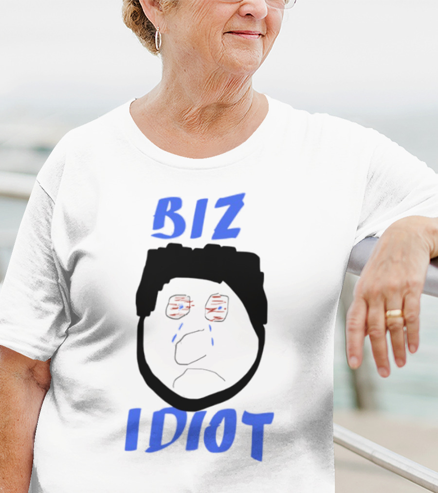 Biz Idiot Meme Renaissance Style Tears T-Shirt