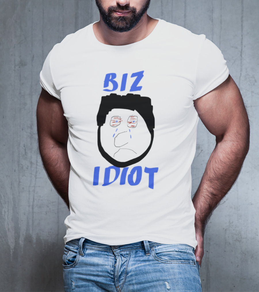 Biz Idiot Meme Renaissance Style Tears T-Shirt