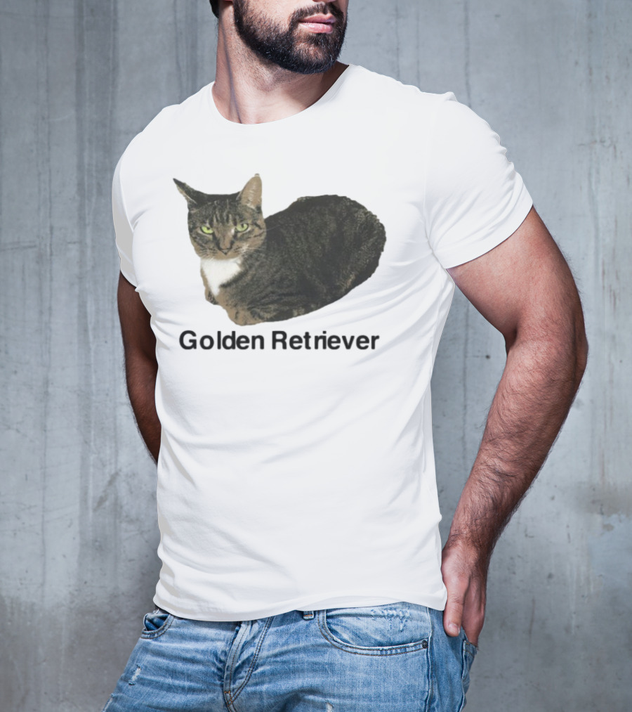 Henry Johnson Cat Humor Golden Retriever Caption T-Shirt