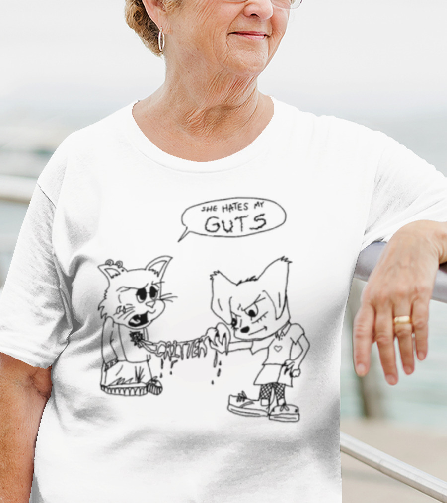 Limited Edition She Hates My Guts Wolf Character T-Shirt