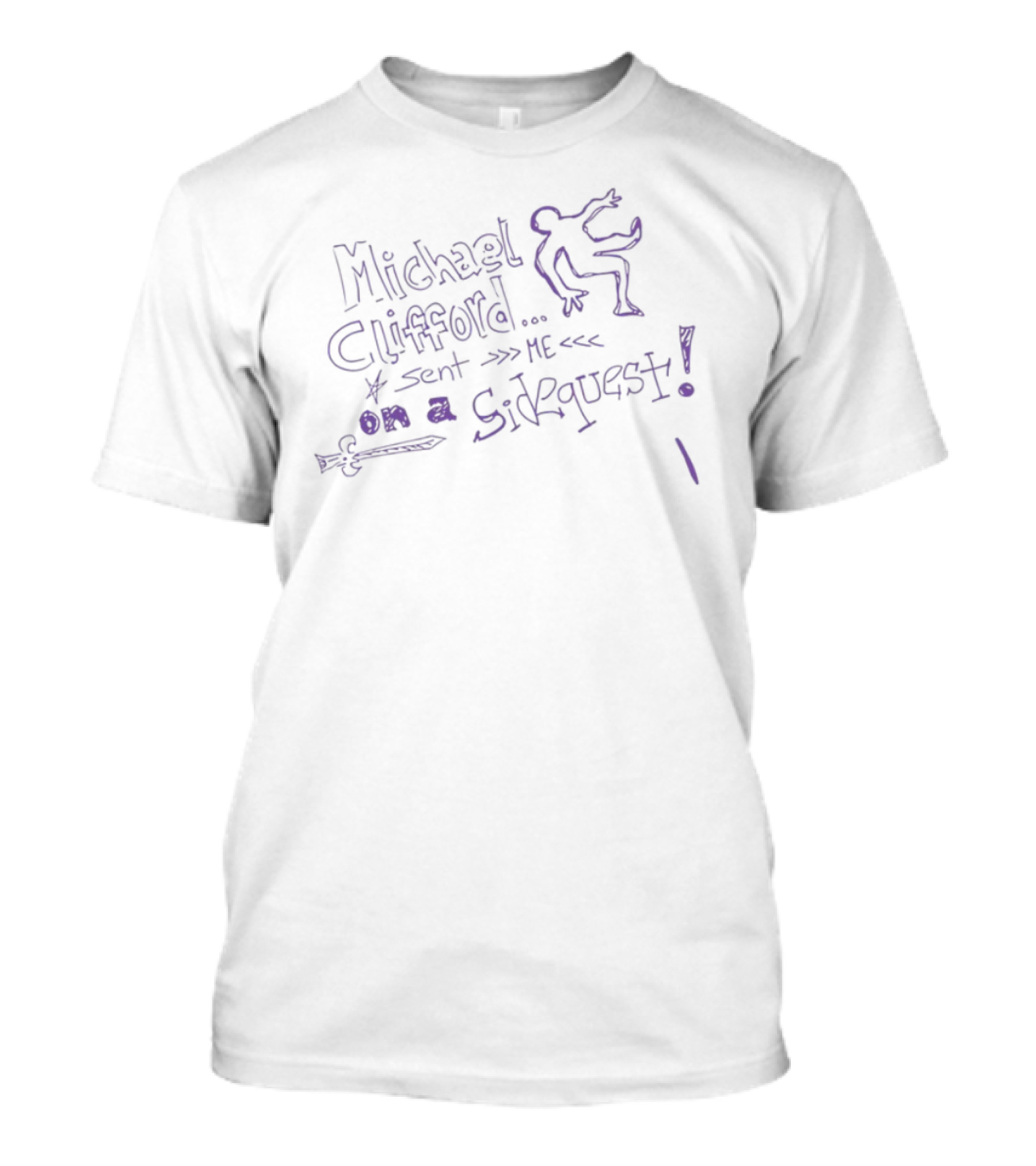 Michael Clifford Sent Me On A Sidequest Sketch Adventure T-Shirt