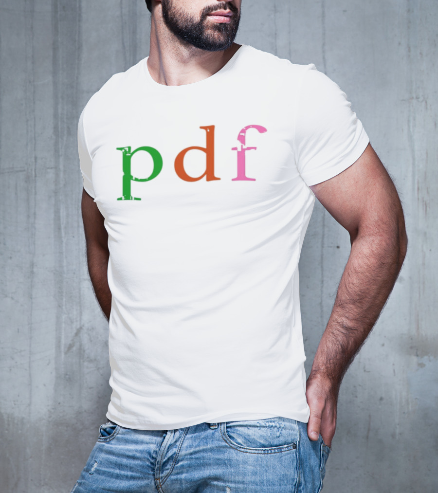 Pdf These Files Contain Confidential Multicolor Text T-Shirt