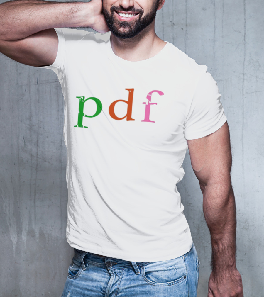 Pdf These Files Contain Confidential Multicolor Text T-Shirt