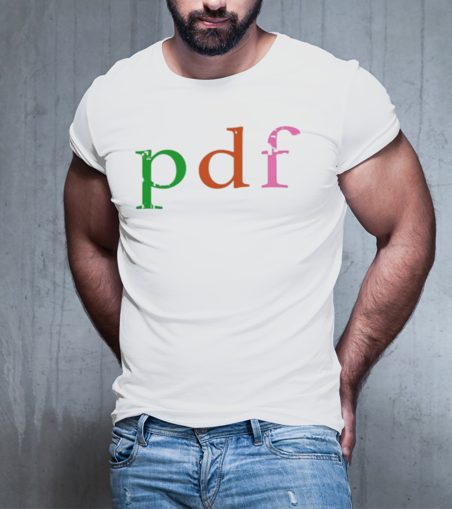 Pdf These Files Contain Confidential Multicolor Text T-Shirt