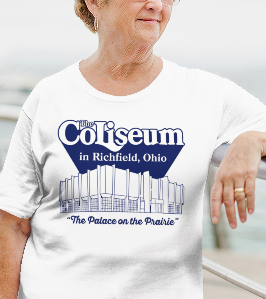 The Coliseum Richfield Ohio The Palace On The Prairie Architecture T-Shirt