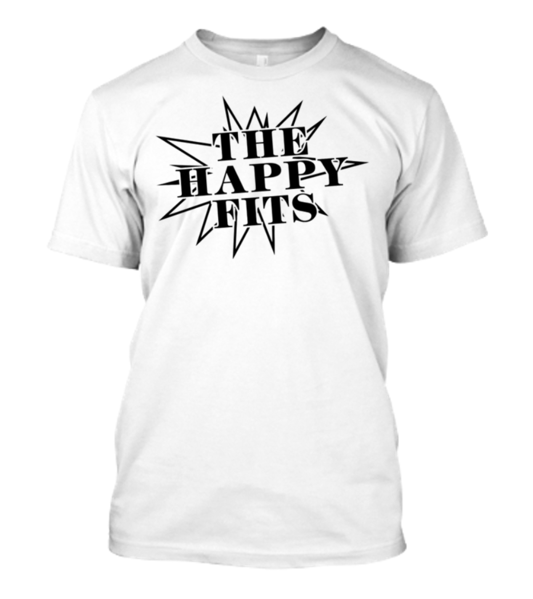 The Happy Fits Boom Starburst Text Design T-Shirt