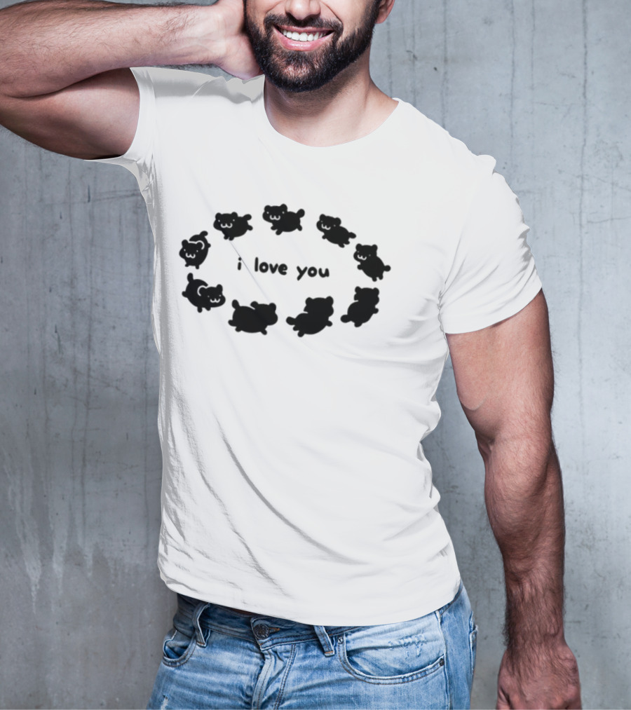 Crumb I Love You Cute Animal Circle T-Shirt