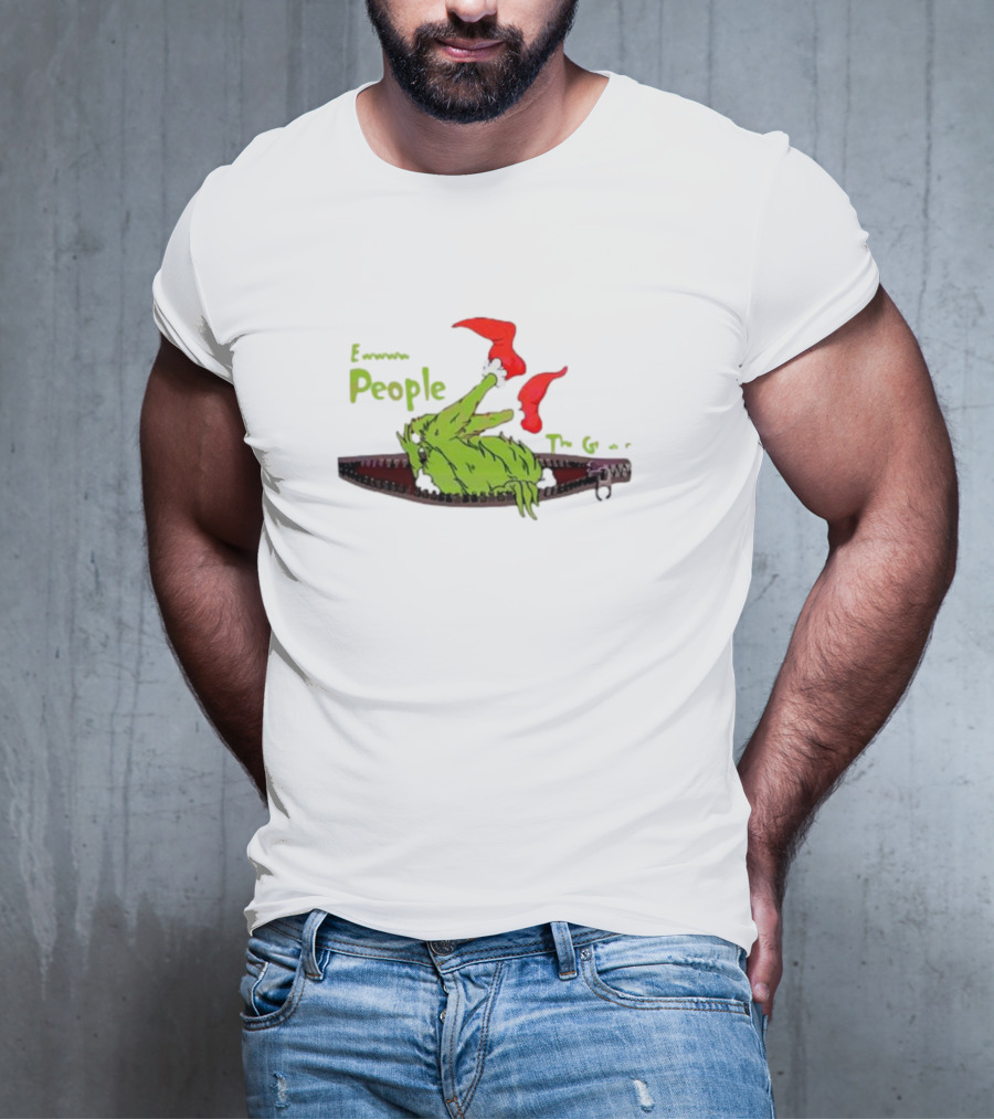 Ew People Funny The Grinch Christmas T-Shirt