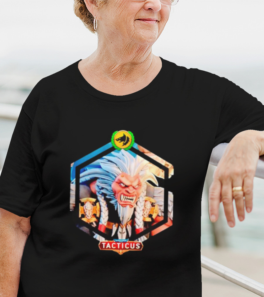 Warhammer 40000 Tacticus Space Iconic Character Emblem T-Shirt