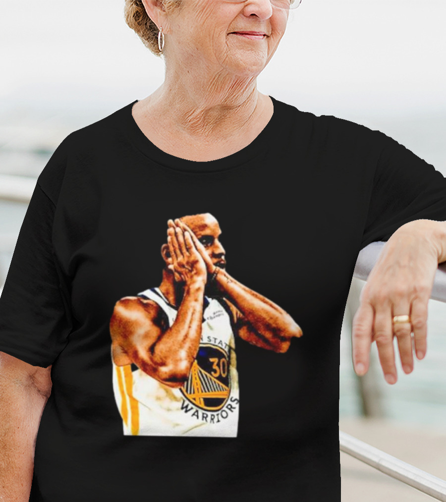 Golden State Warriors Stephen Curry Celebration Fan T-Shirt