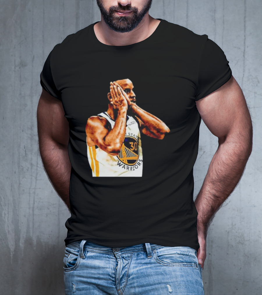 Golden State Warriors Stephen Curry Celebration Fan T-Shirt